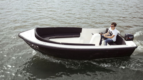 船外機ランナバウトボート - Admiral 470 XL - Admiral Boats S.A. - 電動式 / デュアルコンソール / 6人