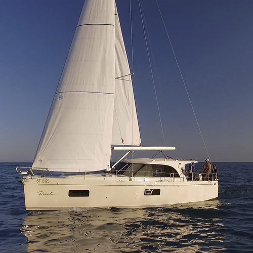 海洋クルージングヨット - 42.1 - ALBATROSS YACHTS - 室内コックピット付き / バウスプリット付き / ツインステアリングホイール