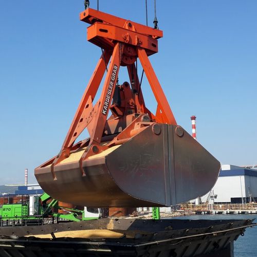 バルクキャリヤ船用ばら積貨物グラブ - Mechanical Double Wired Clamshell - Kardesler Kepçe Gemi Mak. Ins. San. Ve Tic. Ltd. Sti.