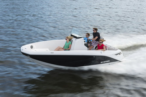 船内機センターコンソールボ－ト - 195 G - Scarab/Rec Boat Holdings - センターコンソール / 8人 / T トップ
