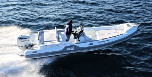 船外機インフレータブルボート - MV 800 - MVMARINE SRL  - リジッド / オープン / サイドコンソール