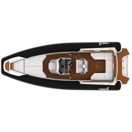船外機インフレータブルボート - MITO 29 - MVMARINE SRL  - リジッド / センターコンソール / オープン