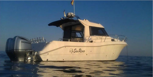 船外機エクスプレスクルーザー - 900 Fisher Pro - San Remo Boats - ツインエンジン / ハードトップ / ベッド4台