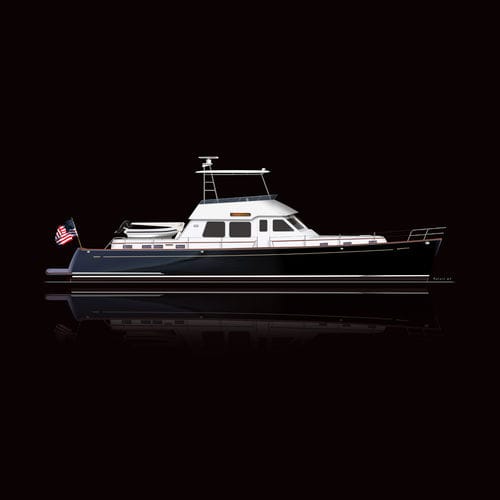 クルージングモーターヨット - 60 - Reliant Yachts - クラシック / フライブリッジ / キャビン2室