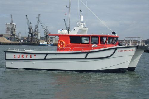 ウインドファーム用サービス船業務用ボート - Geosurveyor IV - Catapult Catamarans Marine Projects Ltd - カタマラン / 船内機