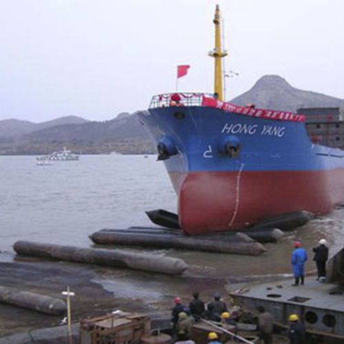 ターミナルおよび港用船用エアバッグ - MLG-T - Qingdao Huanghai Marine Airbags Manufacture Co ltd - ランチング