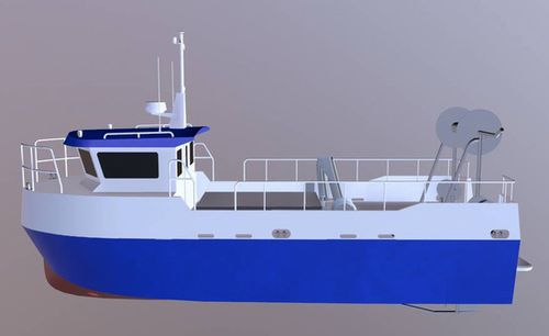 業務用漁船業務用ボート - Mariner-36CF - Uniworkboats SIA - 船内機 / ディーゼル / アルミニウム