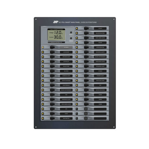 ボート用電源分配ユニット - DC PDU Smart Main Panel,12VDC(24VDC)/35 Positions - APM TECHNOLOGIES (Dongguan) Co., Ltd