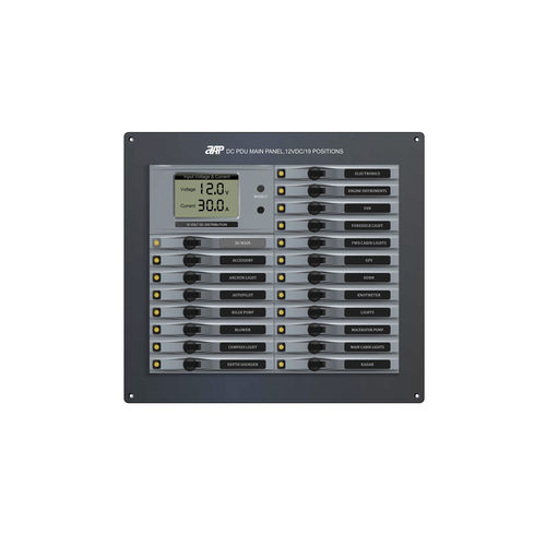 ボート用電源分配ユニット - DC PDU Main Panel, 12VDC(24VDC)/19 Positions - APM TECHNOLOGIES (Dongguan) Co., Ltd