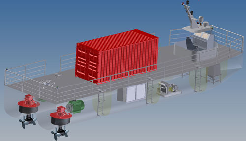 アジマススラスタ－ - DTLMP - Thrustleader Marine Power System - 舵 / 固定型 / Voith