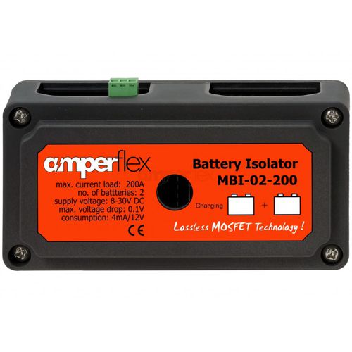 ボート用バッテリーアイソレータ - MBI-02-200 - amperflex
