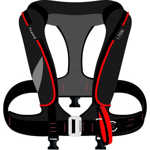 自己膨脹救命胴衣 - 2782646 - TeamO Marine - 275 N / ユニセックス / セキュリティ ハーネス付
