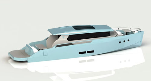 船内機エクスプレスクルーザー - BY45 Speedster - Brizo Yachts - 三発機 / ハードトップ / 伝統的