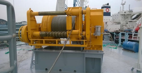船用ウィンチ - Hauling  - DMT MARINE EQUIPMENT SA - 牽引用 / 油圧駆動 / シングルドラム