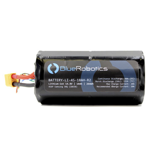 海用バッテリー - Lithium battery - BlueRobotics - ROV用 / AUV / 14.8V