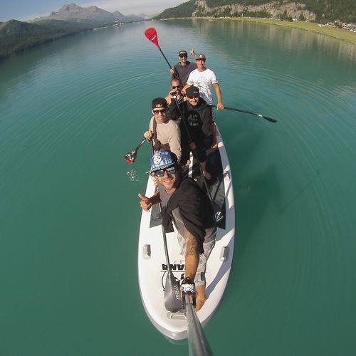 膨張式SUP - 18'6 Big Chief - Indiana Paddle & Surf - 遠出用 / 7人以上 / 複合素材