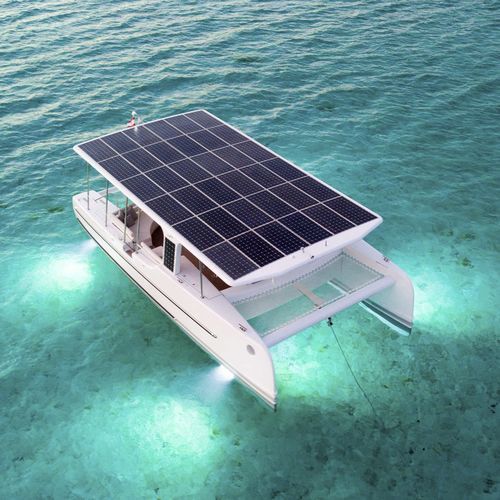 電動式業務用ボート - SoelCat 12 - SOEL YACHTS B.V. - 遊覧船 / カタマラン / 複合素材