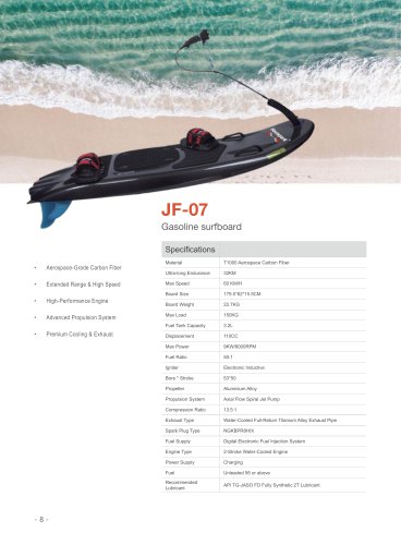 Havospark gasoline surfboard