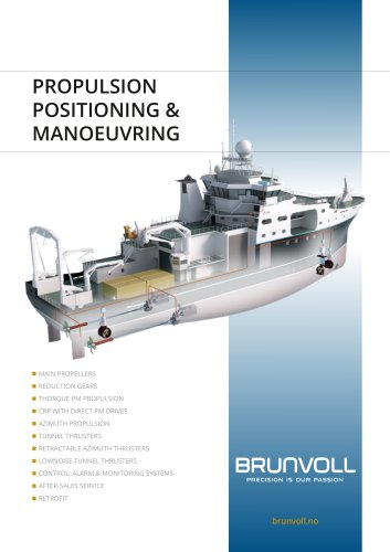 Brunvoll Propulsion, Positioning and Manoeuvring