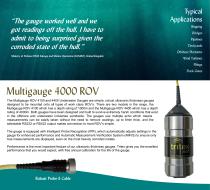 Multigauge 4000 Series ROV Underwater Thickness Gauge-2
