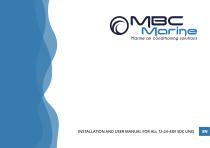 MBC Marine User Manual for SDC modells - 1