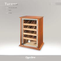 FREESTANDING WOODEN HUMIDOR CABINET TURNER - 1