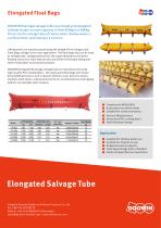 Elongated Float Bag Salvage Tube - 1