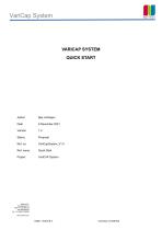 VARICAP SYSTEM QUICK START - 1