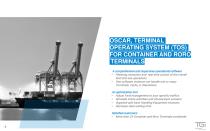 OSCAR Terminal Operating System (TOS) for Container and Roro Terminals - 4