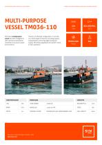 MULTIPURPOSE HARBOUR VESSEL 36-110-1