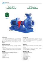 Centrifugal process pumps for dirty liquids series SF - 2