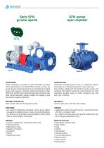 Centrifugal process pumps for dirty liquids series SF - 3