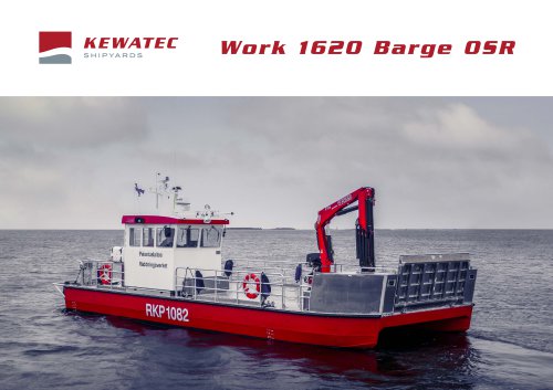 Kewatec Work 1620 Barge OSR