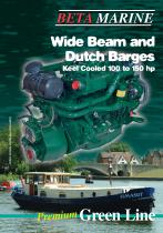 Wide Beam and Dutch Barges Keel Cooled 100 to 150 hp - 1