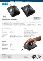 E50-76A2AD Ergonomical 50 mm Panel Mount Trackball - 1