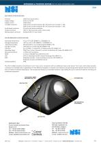 E50-76A2AD Ergonomical 50 mm Panel Mount Trackball - 2