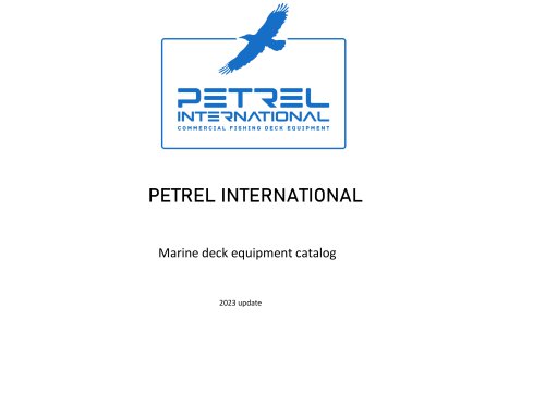 MARINE DECK EQUIPMENT