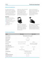 THROTTLE LEVERS TECHNICAL DATASHEET - 2