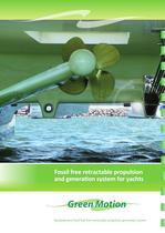 GREEN MOTION fossil free retractable propulsion and generation for yachts - 1