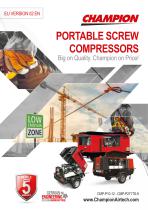 PORTABLE SCREW COMPRESSORS - EU VERSION 02 EN - 1