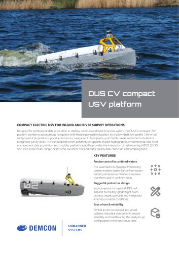 DUS CV compact USV platform
