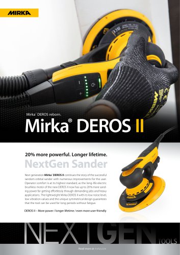 Leaflet - Mirka&reg; DEROS II
