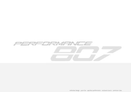 PERFORMANCE 807