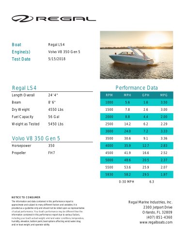 LS9 SURF - Regal - PDF Catalogs | Documentation | Boating Brochures