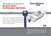 Boats with Outboard Motors General Catalogue Open Elegance Line, Open Classic Line, Tiller Line - 2