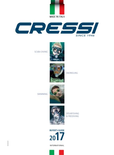 All Cressi-Sub catalogs and brochures