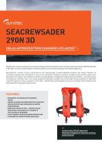 SEACREWSADER 290N 3D SOLAS APPROVED TWIN CHAMBER LIFEJACKET - 1