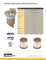 110A Series Diesel/Gasoline Fuel Filter - 2