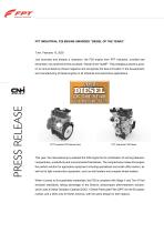 FPT INDUSTRIAL F28 ENGINE AWARDED “DIESEL OF THE YEAR®” - 1