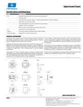 Digital Controls Specification Sheet - 1